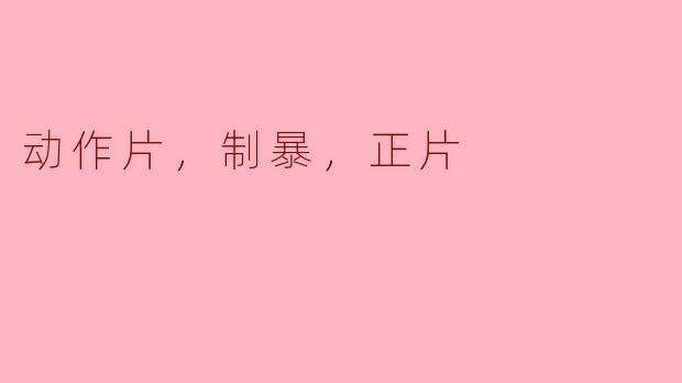 动作片，制暴，正片