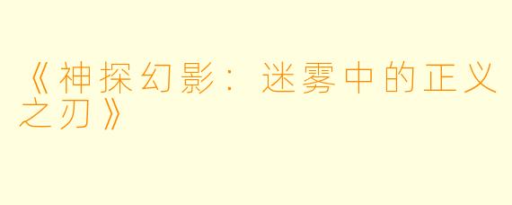 《神探幻影：迷雾中的正义之刃》