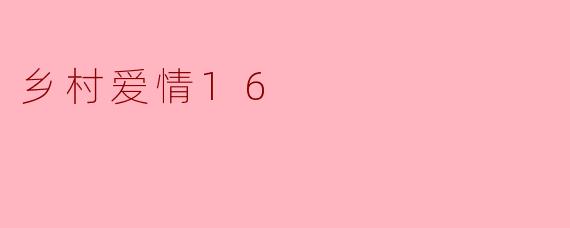 乡村爱情16