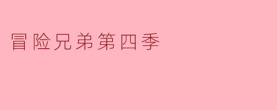冒险兄弟第四季