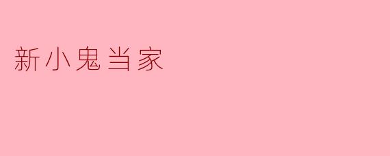 新小鬼当家