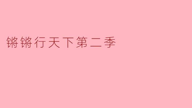 锵锵行天下第二季